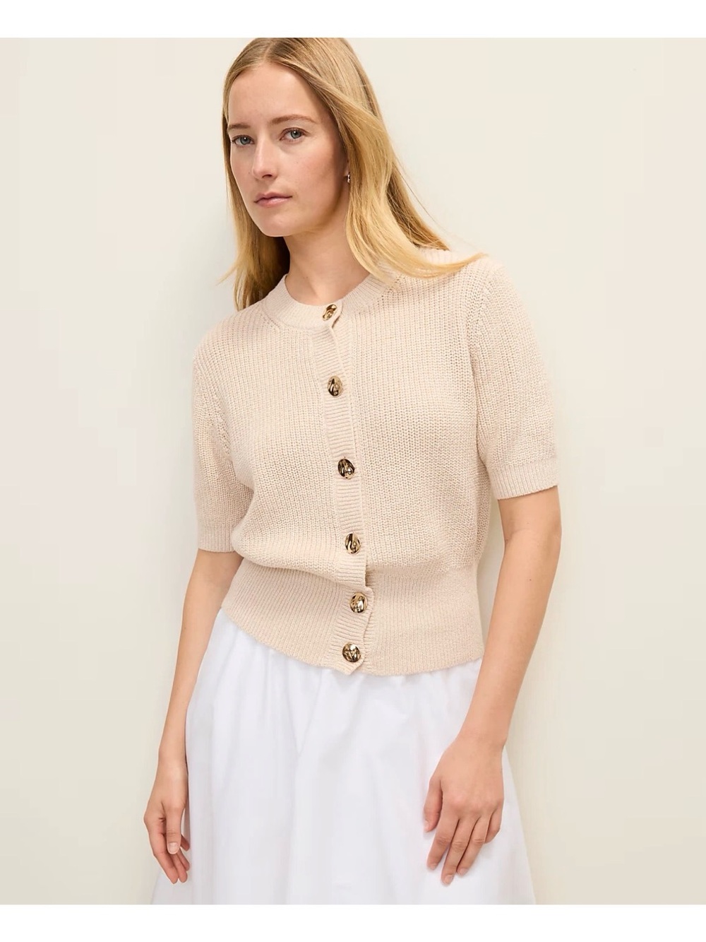 NWT $109 Ann Taylor Elbow sleeve Cardigan Sweater NEW sz M